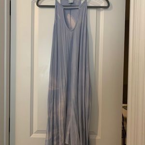 Light blue tie dye dress
